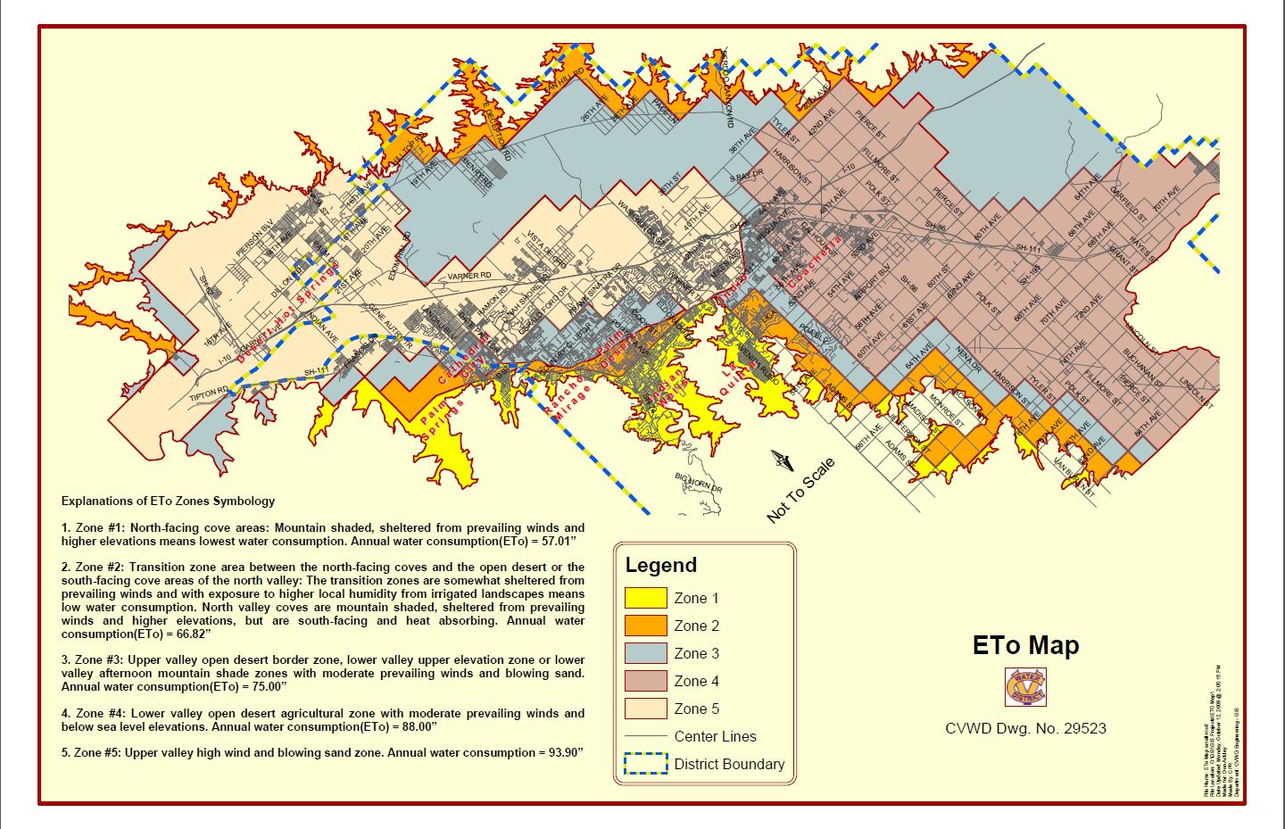 CVWD ETo Zone Map